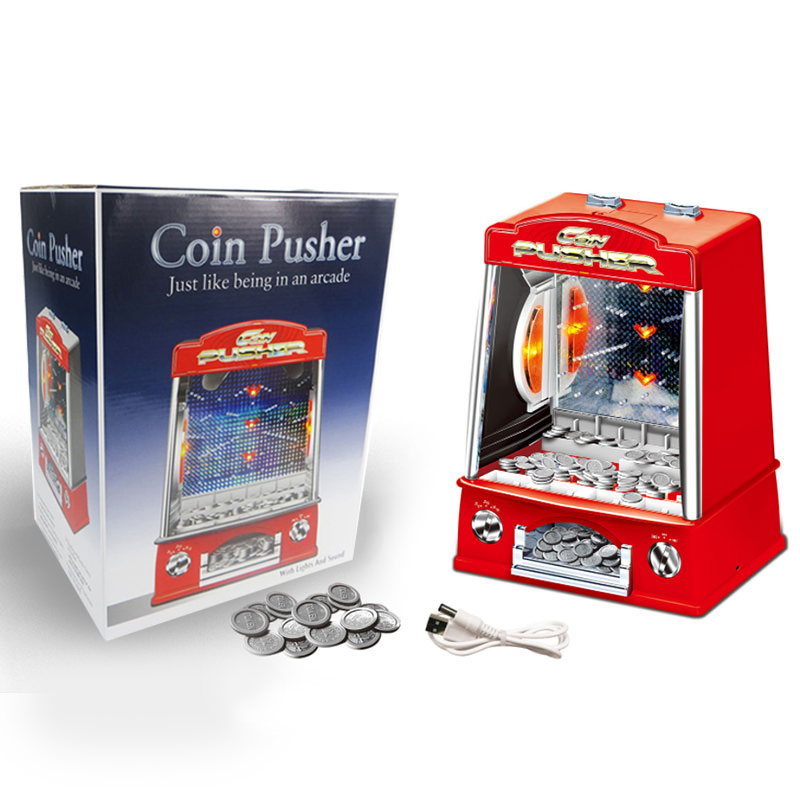 Arcade Card Vending Machine - Mini Coin Pusher Arcade Game –