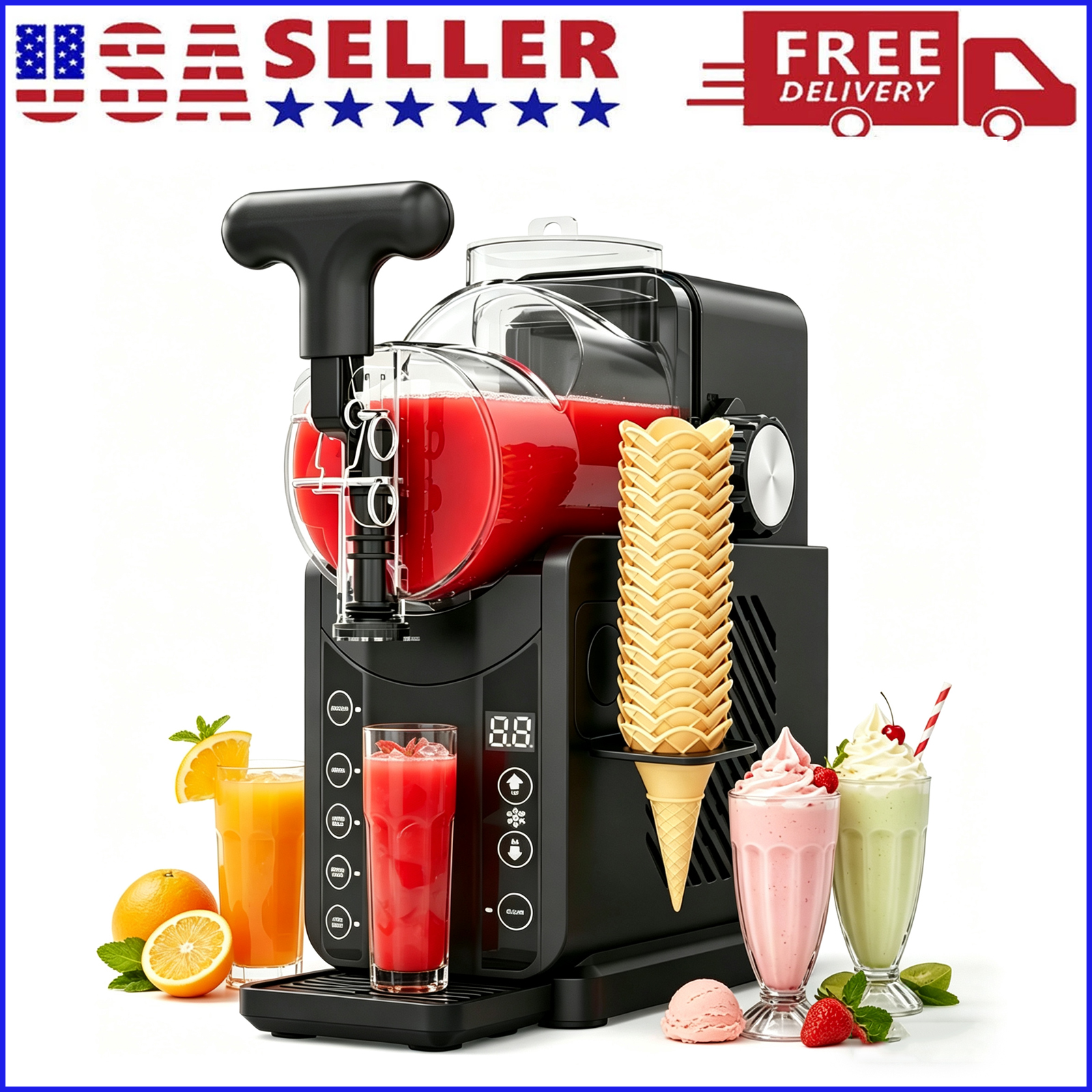 2-in-1 Slushie Machines & Soft - Slushie Machine Vending recensie en prijs