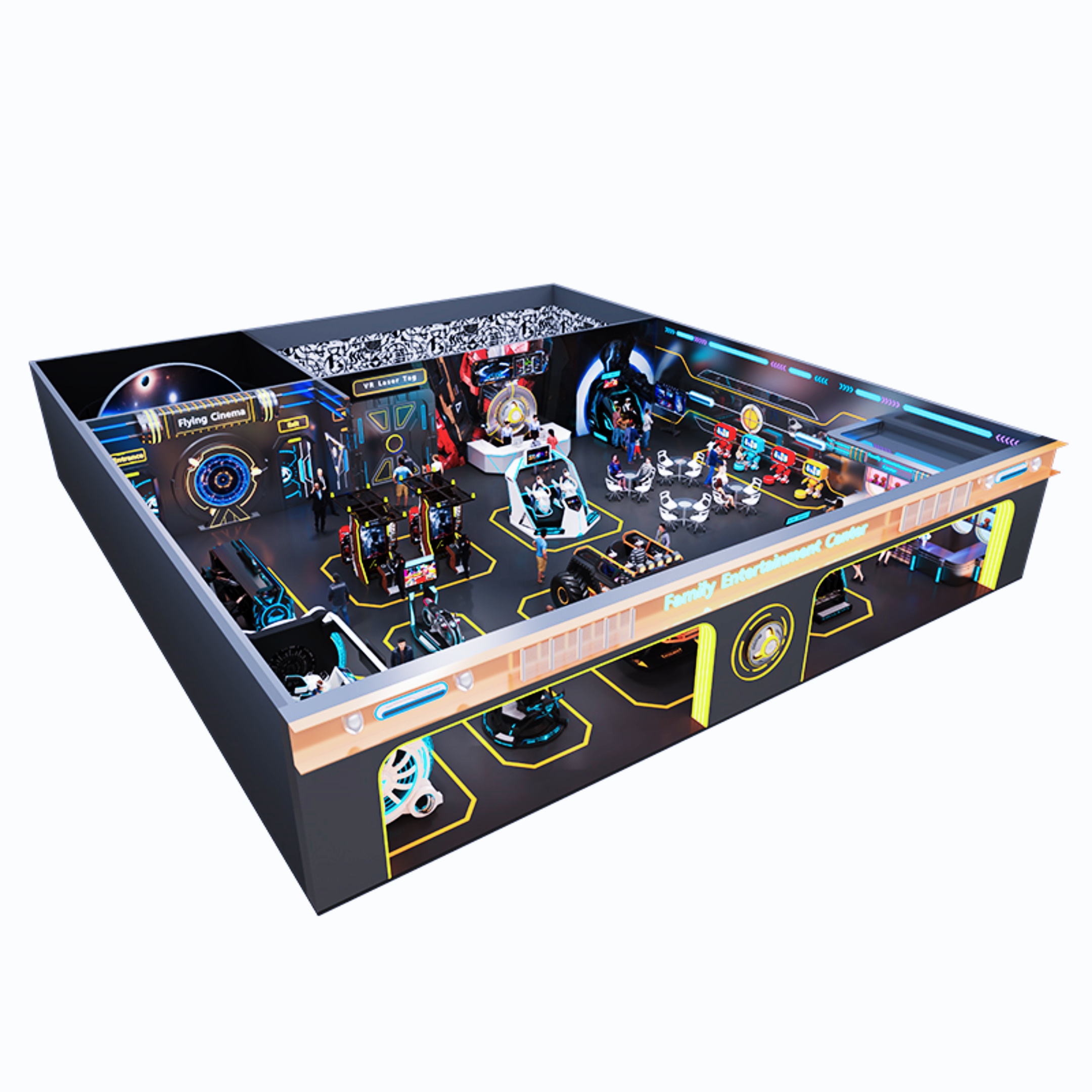 VR Amusement Park 5D 7D 9D Arc - Arcade Games & Vending Llc Photos recensie en prijs