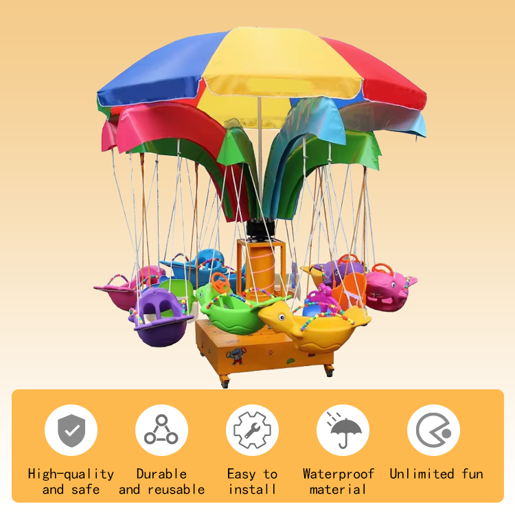 Mini Carousel Ride for Kids Ou - Coin Operated Kiddie Ride recensie en prijs