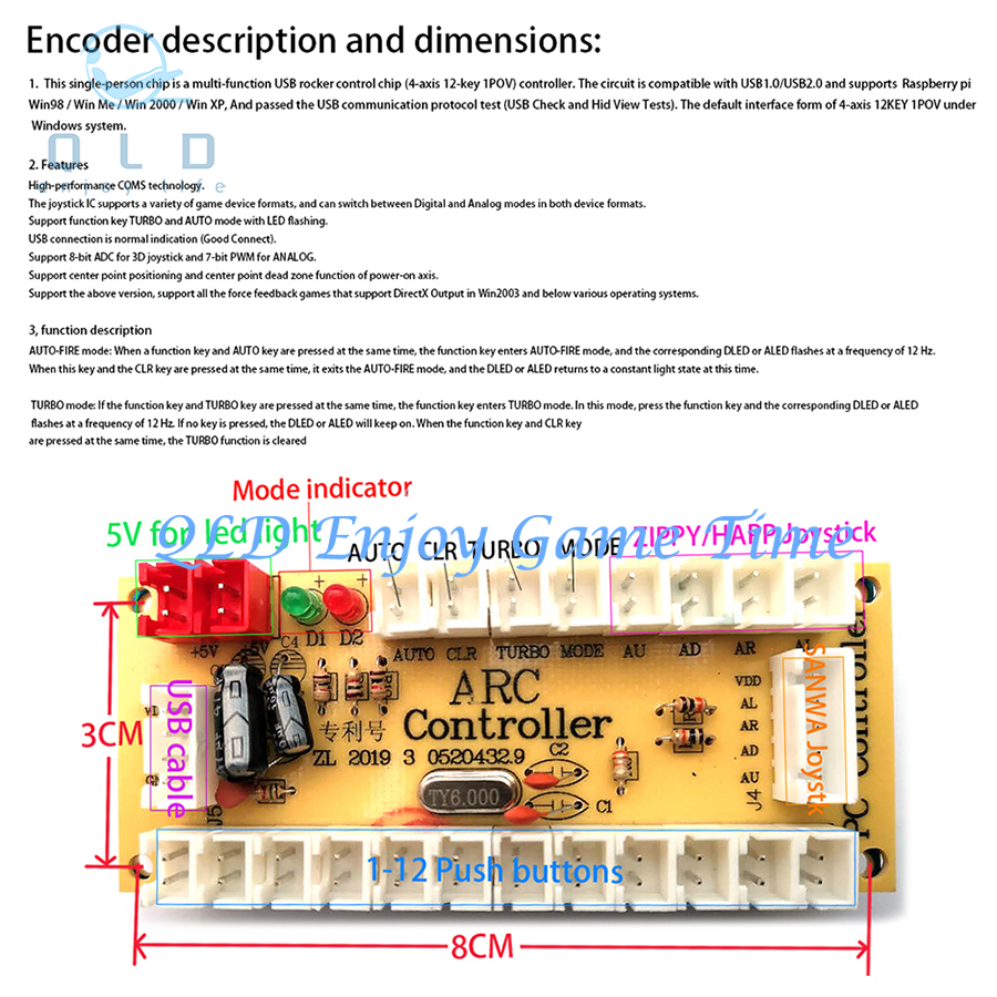 Arcade DIY Kit with USB Encode - Racing Arcade Cabinet recensie en prijs