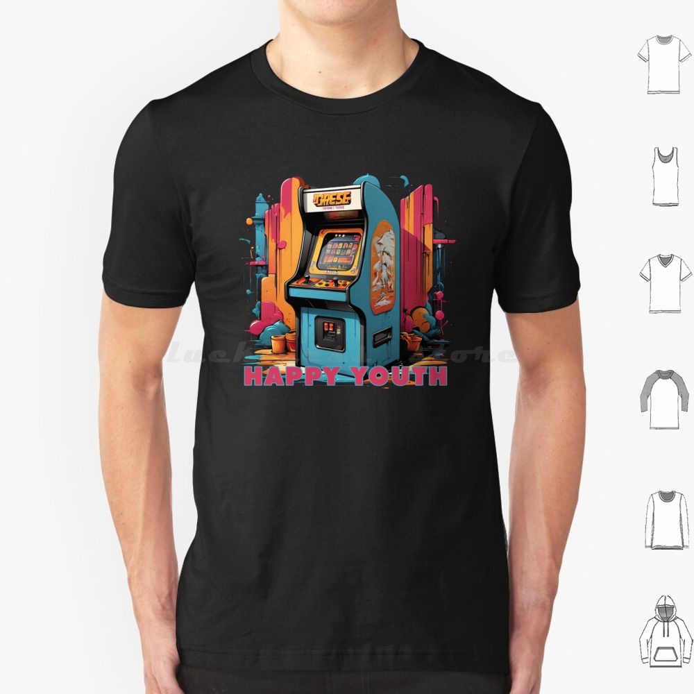 Happy Youth-Arcade T Shirt Men - Arcade No recensie en prijs