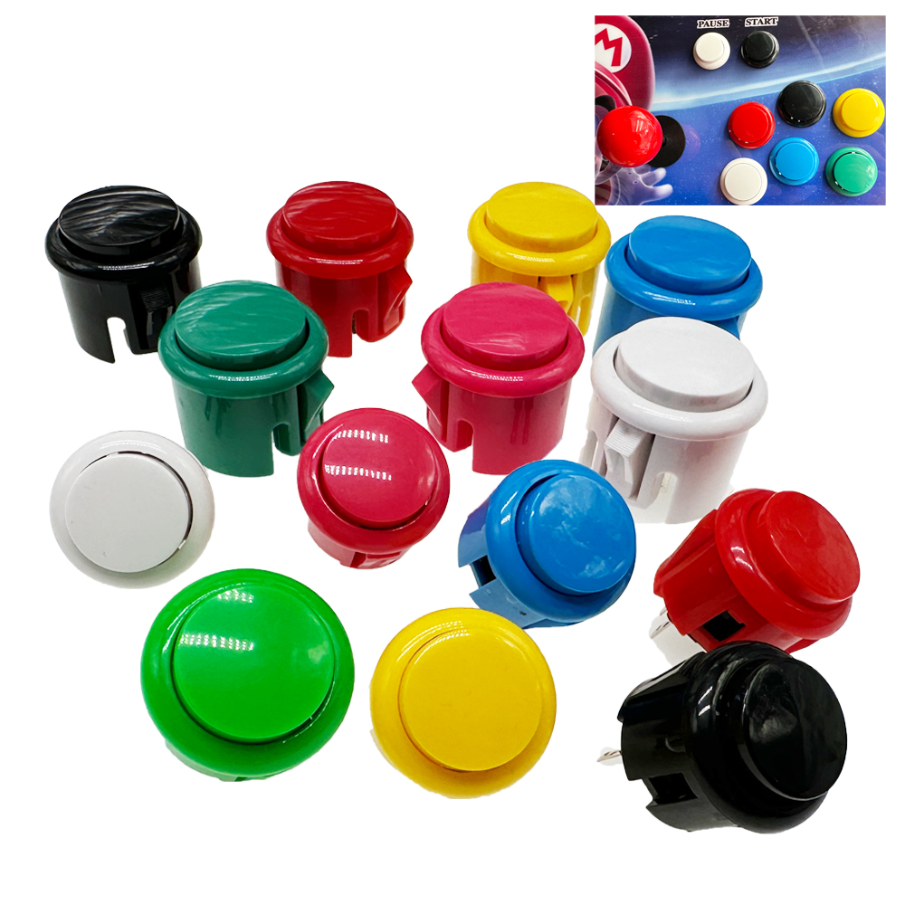 12pcs copy Sanwa Buttons 30mm  - Arcade Wangan Midnight recensie en prijs