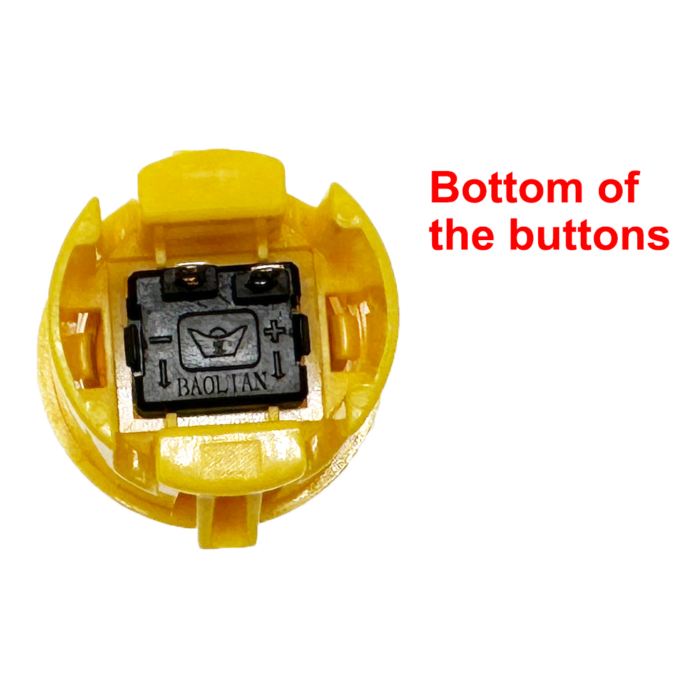 12pcs copy Sanwa Buttons 30mm  - Arcade Wangan Midnight recensie en prijs