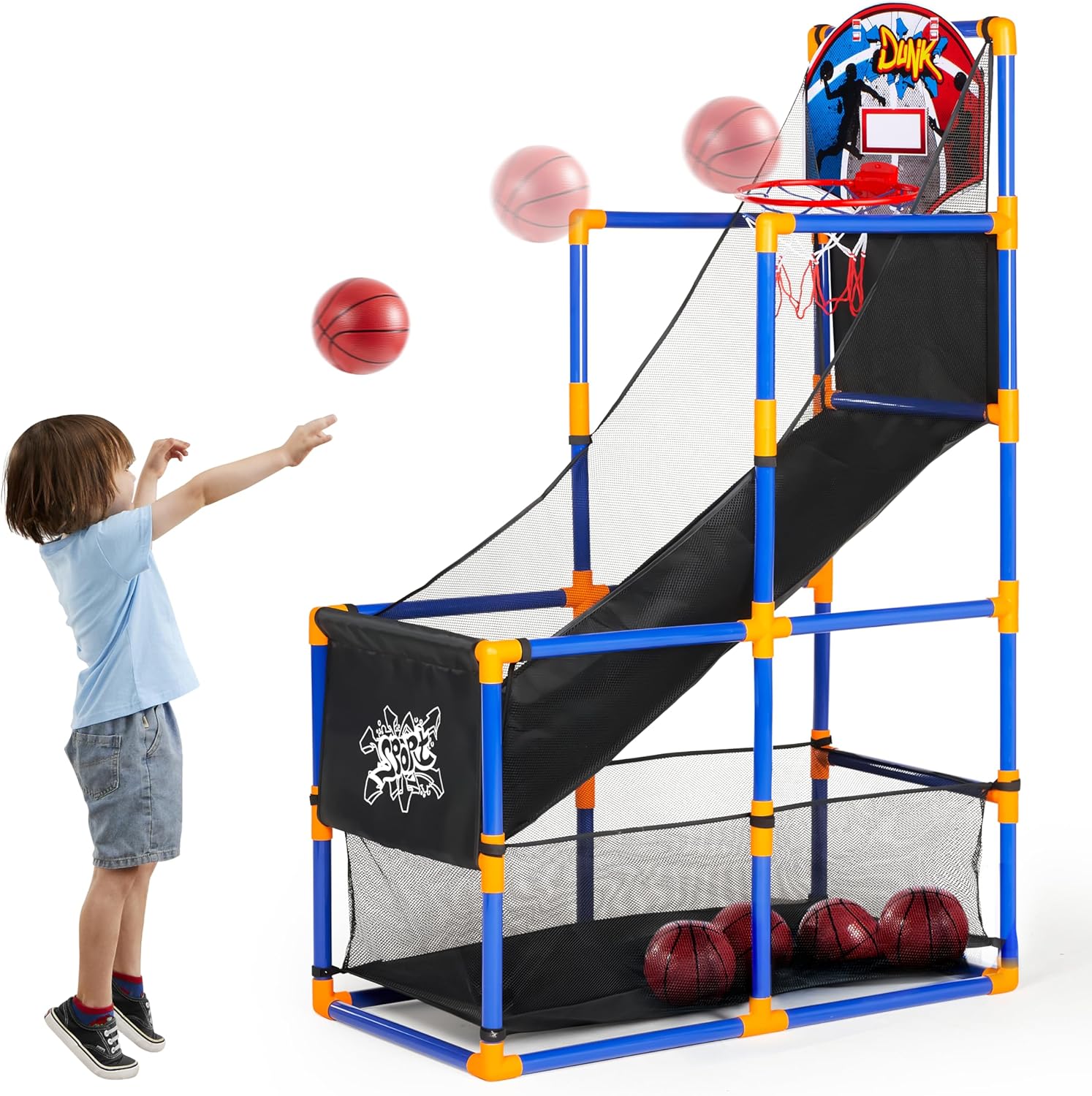 Arcade Basketball Game Set wit - Arcade Games & Vending Llc Photos recensie en prijs