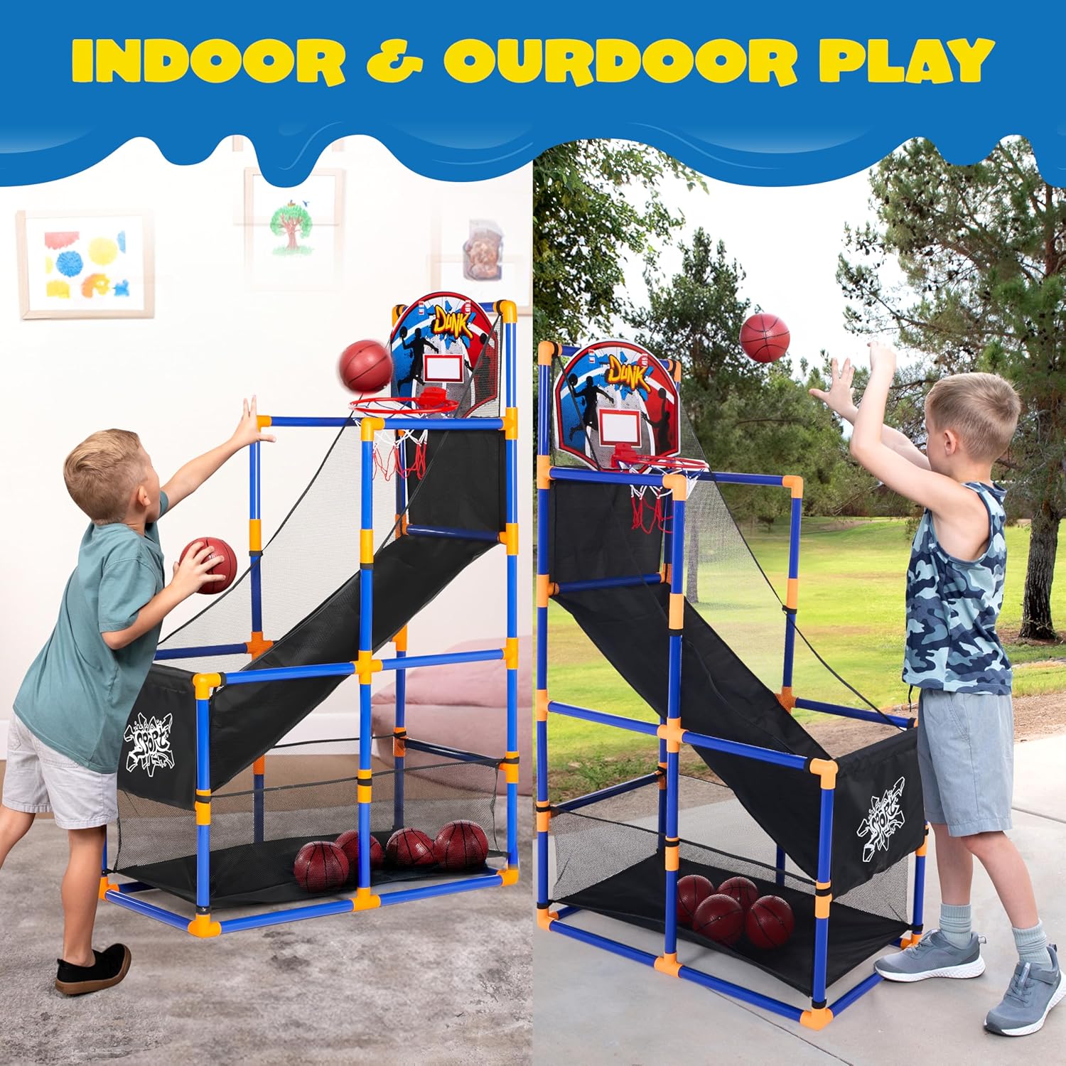 Arcade Basketball Game Set wit - Arcade Games & Vending Llc Photos recensie en prijs