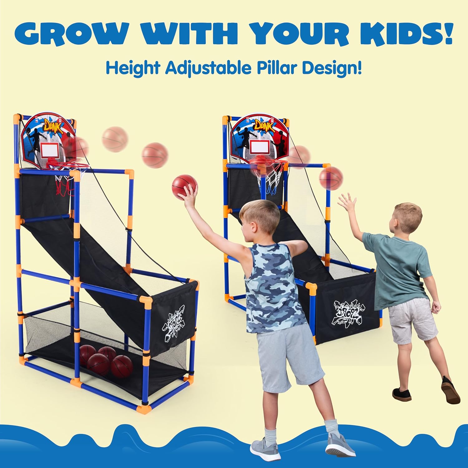 Arcade Basketball Game Set wit - Arcade Games & Vending Llc Photos recensie en prijs