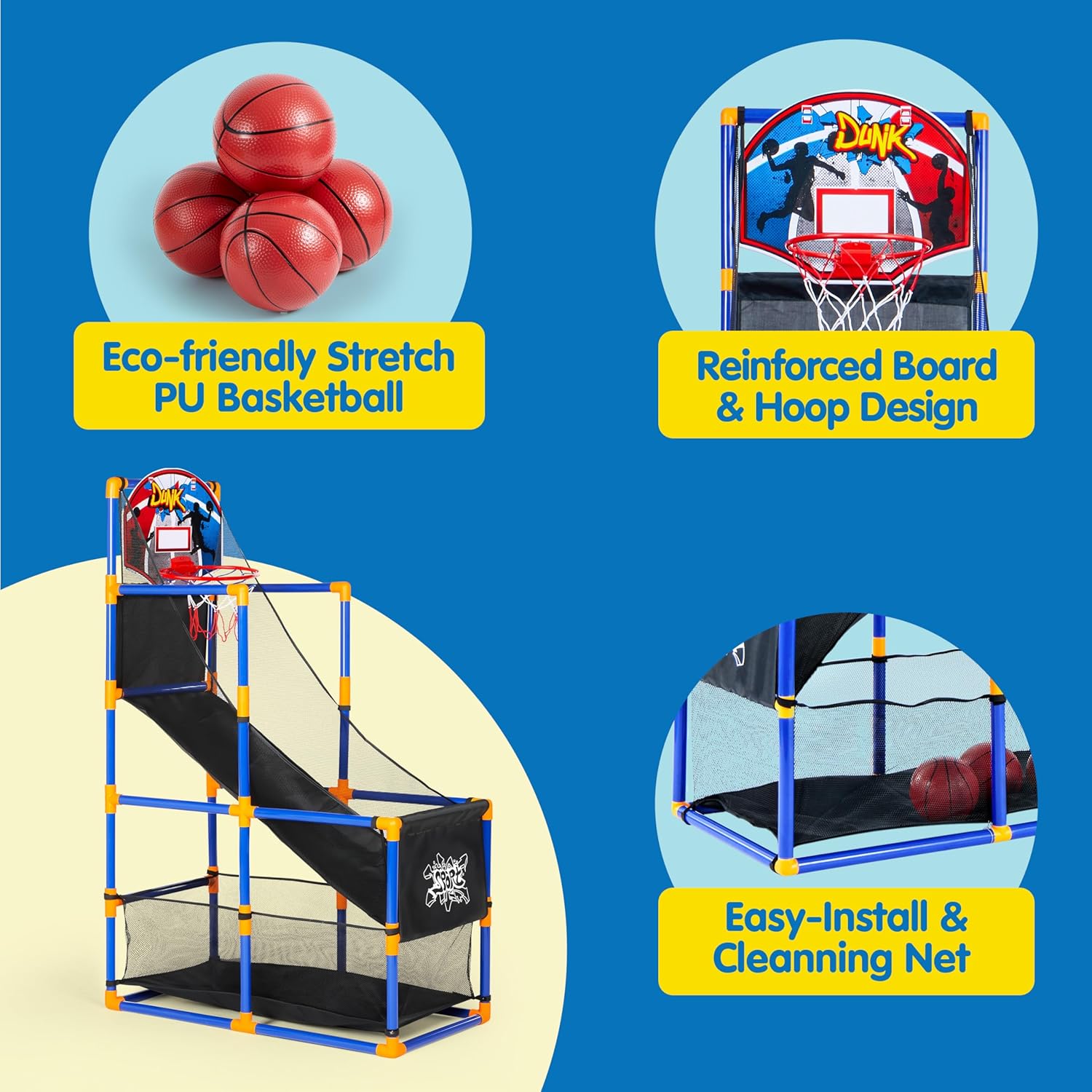 Arcade Basketball Game Set wit - Arcade Games & Vending Llc Photos recensie en prijs