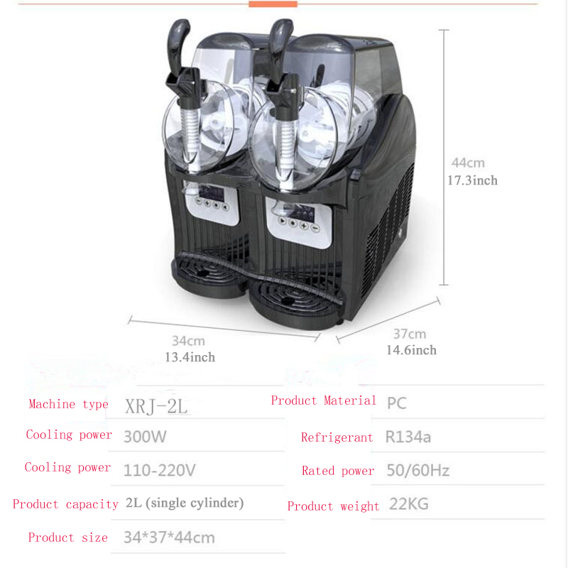 4L 2 Jar Commercial Slushie Ma - Slushie Machine Vending recensie en prijs