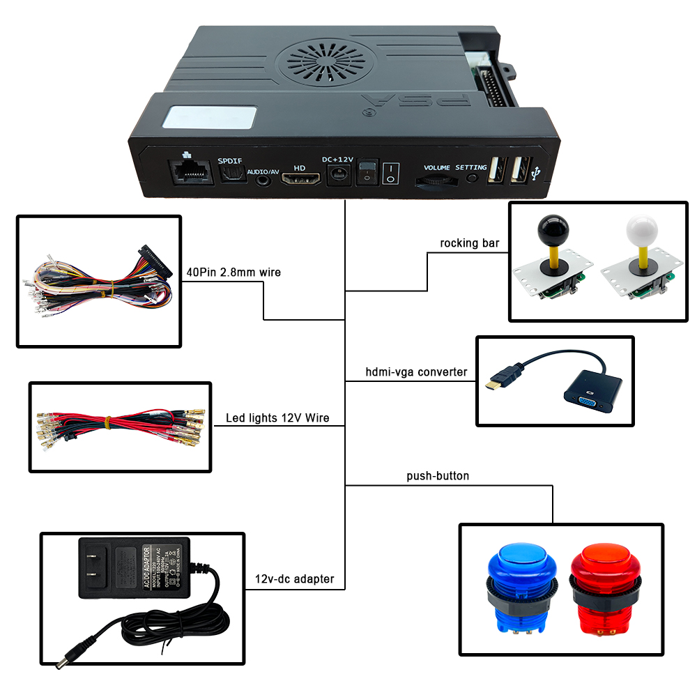 3D WiFi 10888 in 1 Pandora Sag - Trackball Controller Arcade recensie en prijs