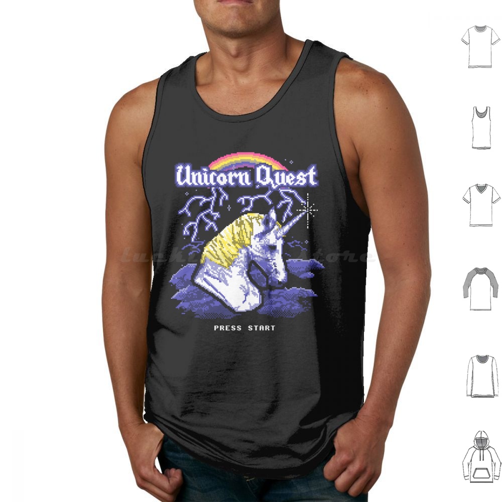 Unicorn Quest Tank Tops Vest S - Arcade Quest recensie en prijs