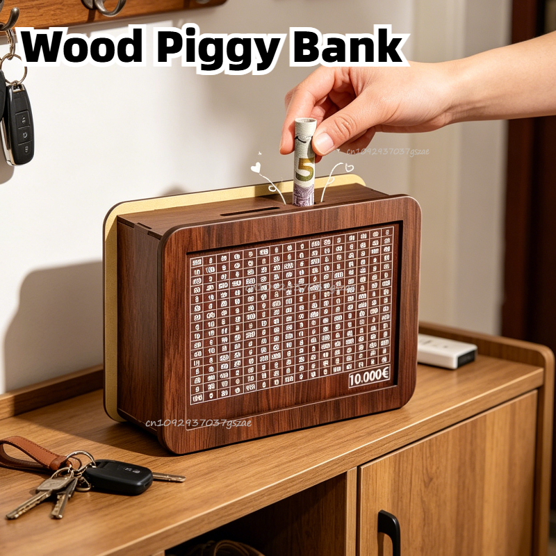 Wood Piggy Bank 1000 Euro Chil - Coin Operated Kiddie Ride recensie en prijs